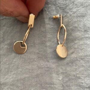Elegant Gold Dangle Earrings